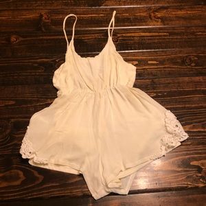 Cream Romper